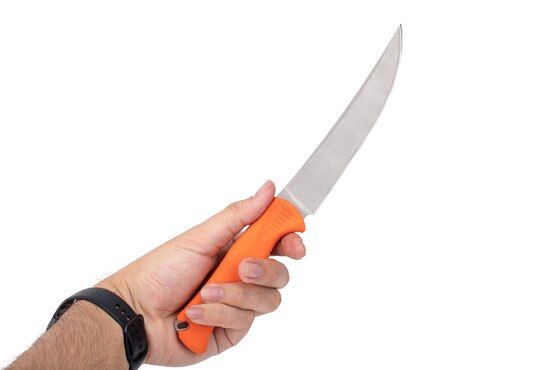 Benchmade Meatcrafter 6.1" fixed blade hunting knife with plain edge